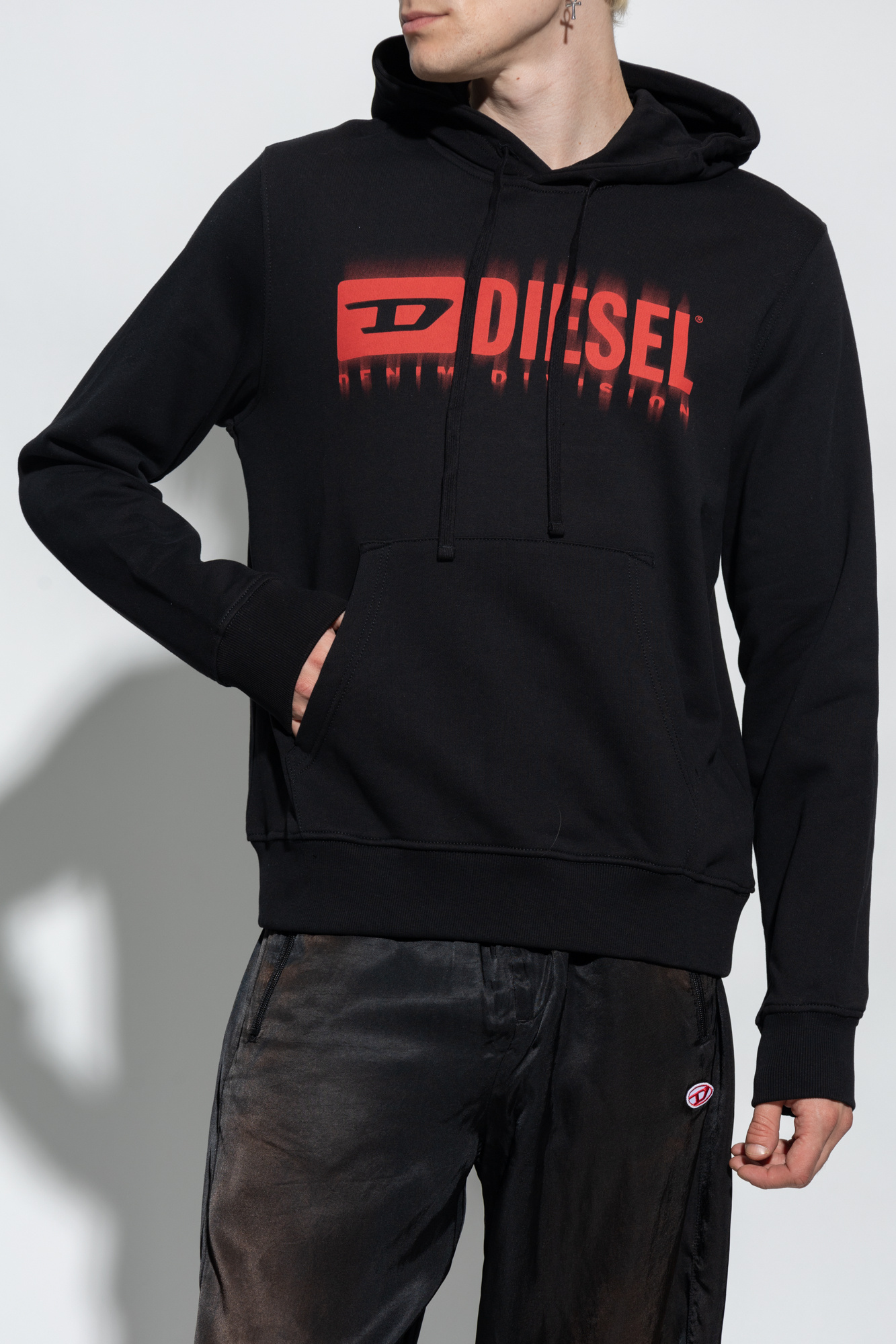 Diesel black hot sale hoodie